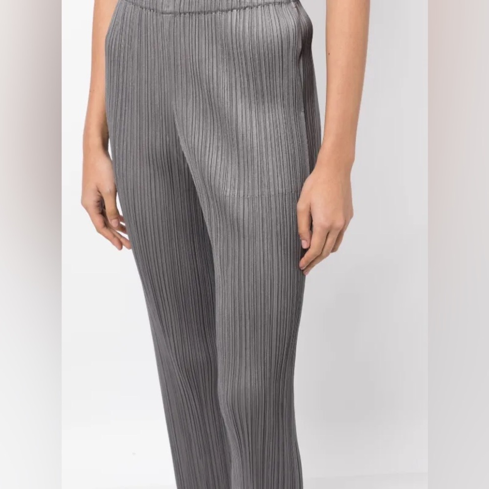 Pleats Please Issey Miyake Grey Pants - Picture 4 of 8
